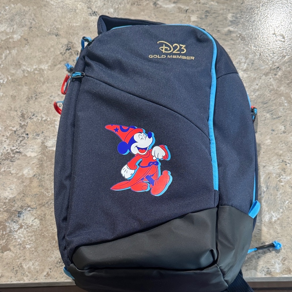 D23 Gold Member Navy Backpack